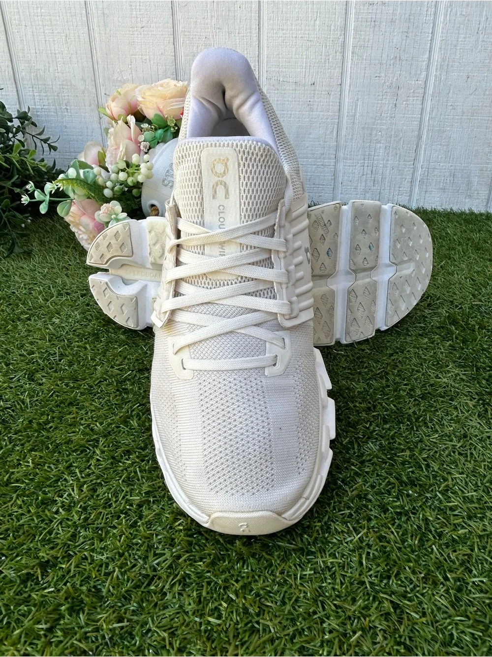 On Running Cloudswift 3 AD Sneakers white women size 9 preowned